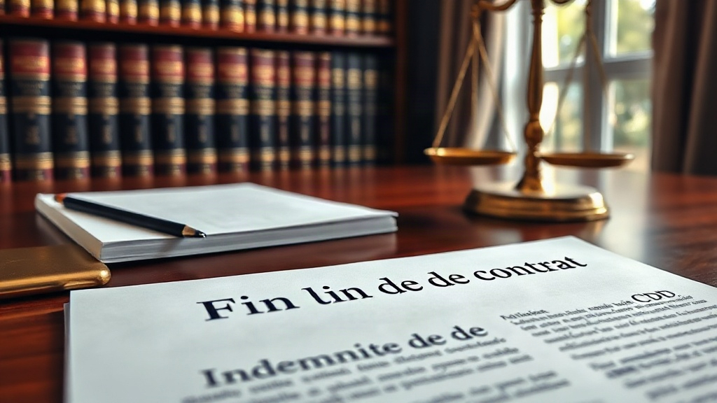Indemnité fin de contrat cdd calcul aspects juridiques à connaître